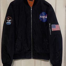 Vintage NASA Spacelab 2 Bomber Jacket By CHEMISTRY SIZE M