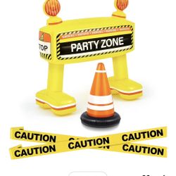 2 Sets Of Construction Party Blowups