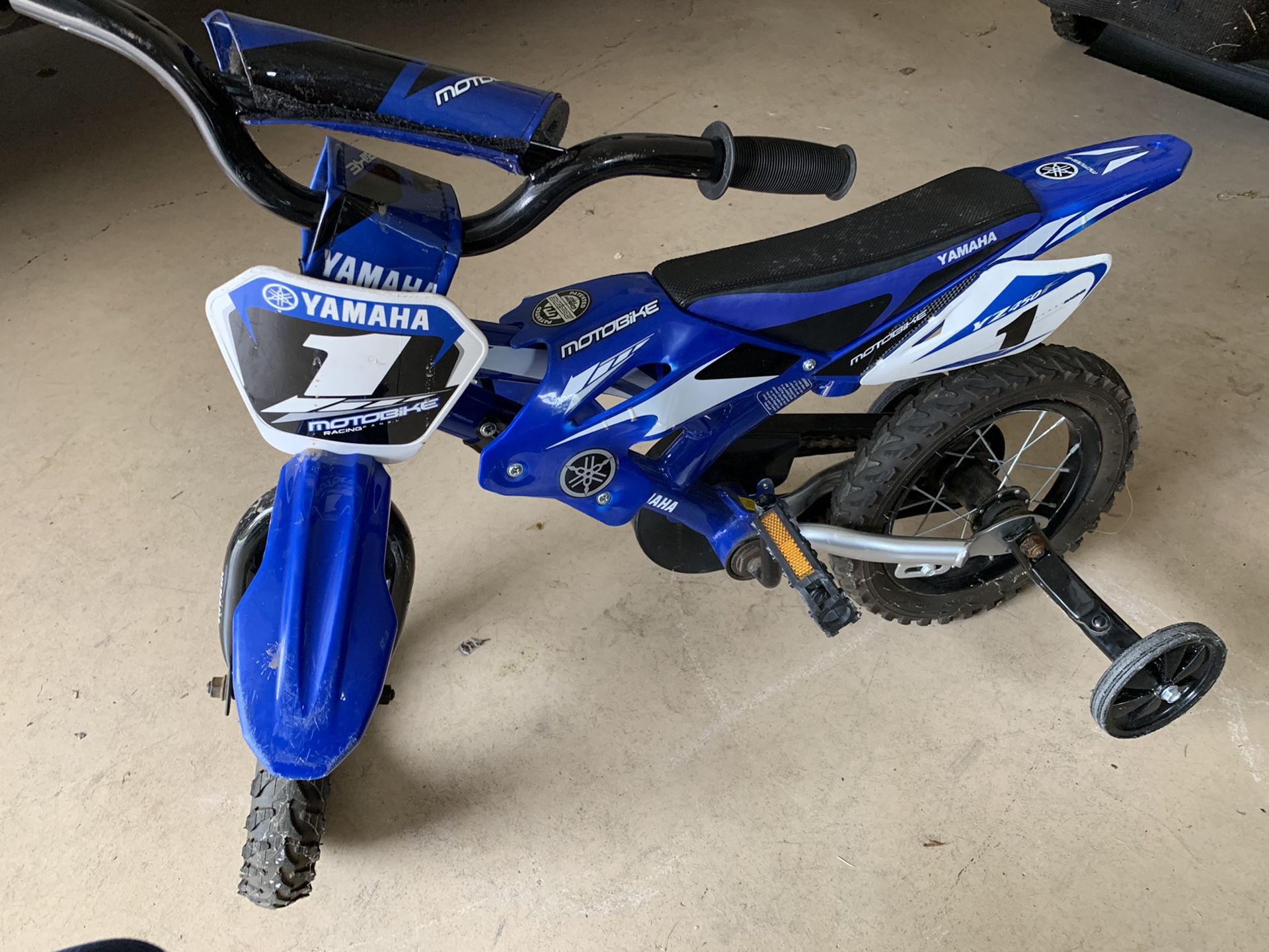 Kids starter bike Yamaha 1 style