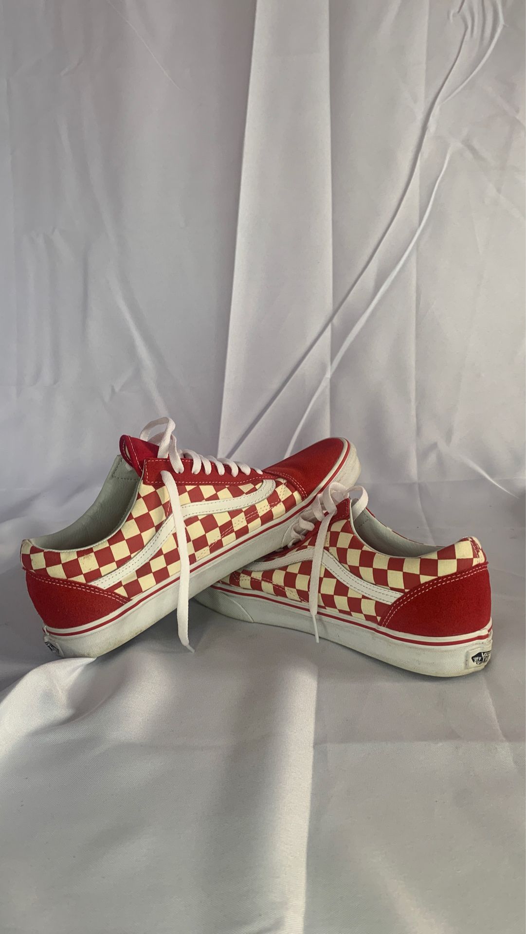 Vans Old Skool Low “Red Checker” - Size 11.5