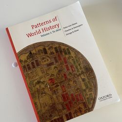 Patterns Of World History Vol. 1: To 1600 Von Sivers, Desnoyers, Stow