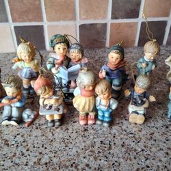 Vintage Goebel Berta Hummel Christmas Ornaments, Set Of 12 