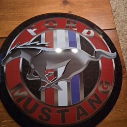 Tin Corvette Medallion Sign