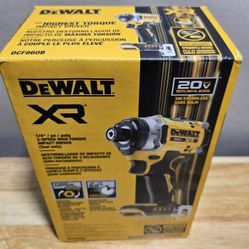 NEW DeWALT XR 20-volt Max 1/4-in Brushless Cordless Impact Driver, Wrench (Tool Only) DCF860B Drill
