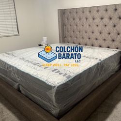 NEW MATTRESS KING SIZE PILLOW TOP WITH BOX SPRING