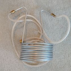 Stainless steel immersion wort chiller great for home brewing