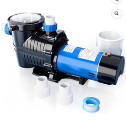 In/Above Ground Pool Pump, Self Primming (Dual Voltage, 2.5HP, 7000GPH, 115V/230V)