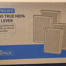 Hopelife Nano True HEPA H13 Replacement Filter Compatible With Medify Air MA-25