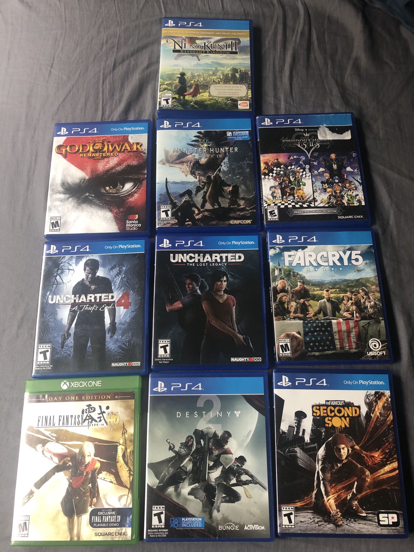 Ps4/Xbox one games - $10 each