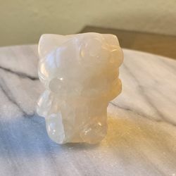 2.7" Approximately Clear Quartz Hello Kitty Quartz Crystal 