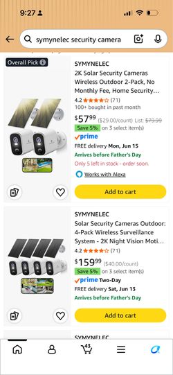 4-Pack Wireless Surveillance System -