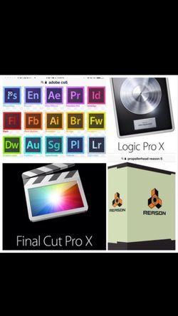 Adobe Master, Logic and more