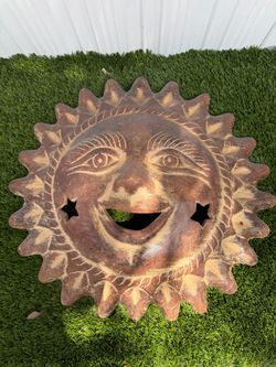 Ceramic Sun for the wall