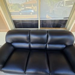 Black Leather Couch