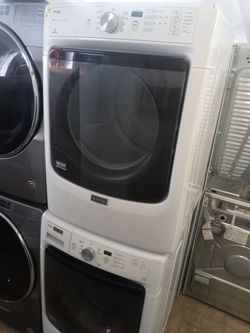 Maytag Maxima stackable front load washer and dryer set - Free delivery
