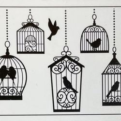 Darice Birdcages Embossing Folder 
