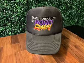 Road Runners World Global Road Runnin' Trucker Hat - Black - OS