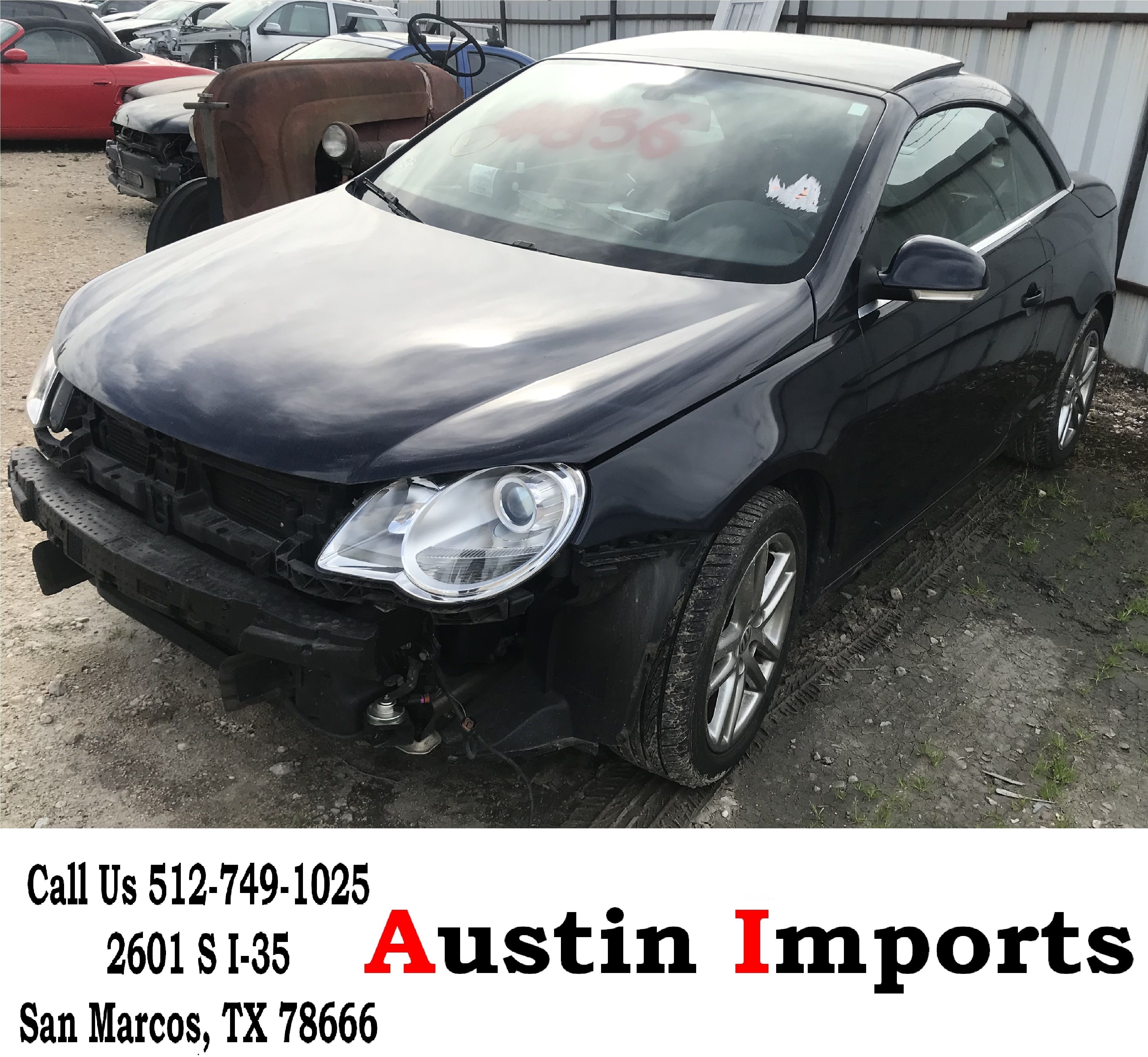 2008 VW Volkswagen EOS 2.0 Turbo Engine Seats Transmission Air-Bag Door Panel Card rims Bumper Trunk Parting out Parts lights left rear right front