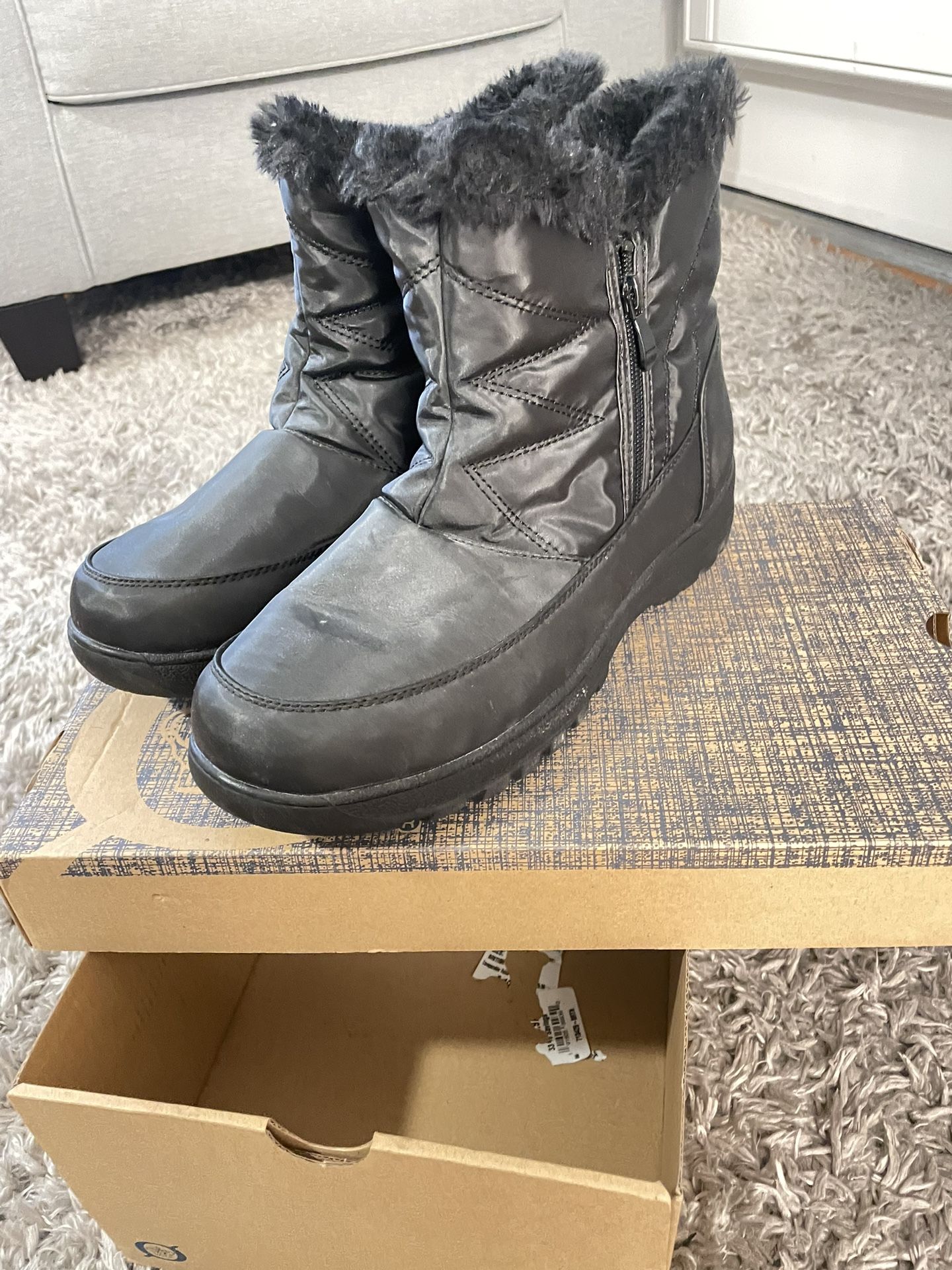 Totes womens bunny2 top winter waterproof zip boots