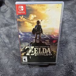 The Legend Of Zelda Breath Of The Wild - Nintendo Switch Game With Casing