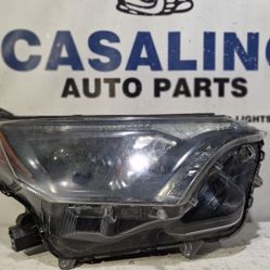 2016-2018 TOYOTA RAV4 HALOGEN HEADLIGHT RIGHT PASSENGER SIDE OEM 