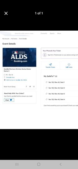 BELOW FACE VALUE - MARINERS GAME 5 (10/10/25)