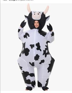 Cow Blow up Costume Adult Size