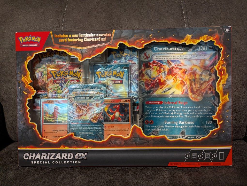 pokemon trading card games charizard ex special collection POKEMON TCG CHARIZARD EX SPECIAL COLLECTION – One Of Us Comics main image 1
