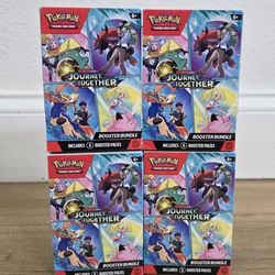 For Sale:
Brand New in Box Pokemon Trading Card Game TCG Scarlet & Violet Journey Together Booster Bundle