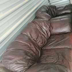 Authentic Leather Couches 