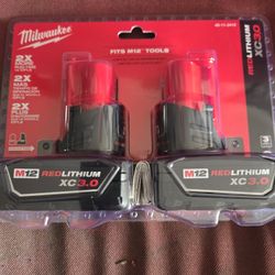 M12 3.0 Milwaukee Battery 