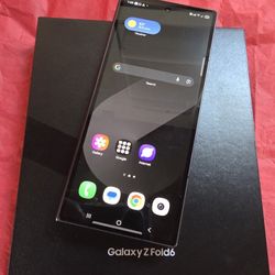 Samsung Galaxy Z Fold 6 512gb Crafted Black Factory Unlocked 
