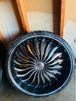 24inch rims still in New condition