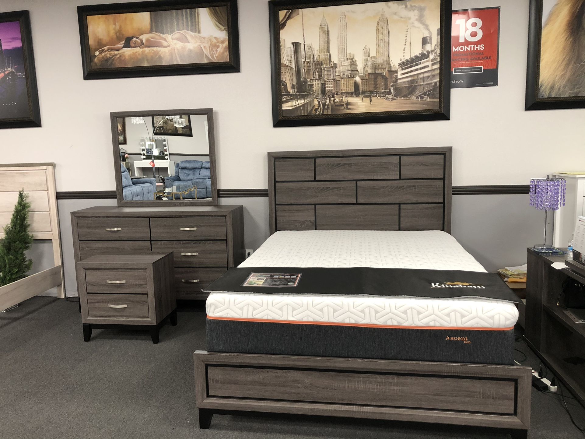 4PC Queen Bedroom Set