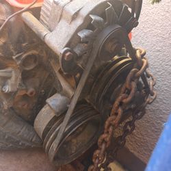 Small Block Motor 350 Transmission Either A 200 Or 400 Turbo