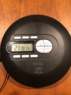 Portable anti skip cd player