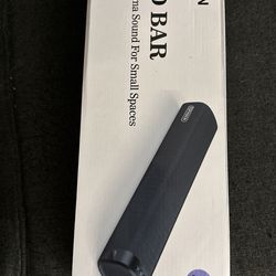 Top vision sound bar, hi-fi speaker with remote brand new inbox