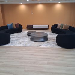 Modern Curved Sofa (3 Sets Available)