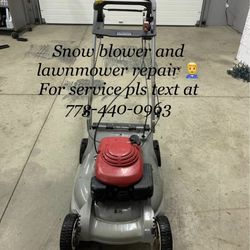 Snow Blower And Lawnmower R£P@IR
