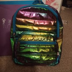 Girls Mini Rainbow Backpack 