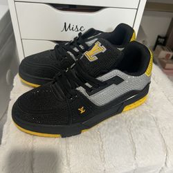 Rhinestone Louis Vuitton Sneakers