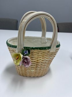 Intrada Italy ceramic basket