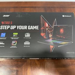 New Acer Nitro 5 144hz Gaming Laptop Intel Ci5 8GB RAM 512 SSD NVidia RTX 3050