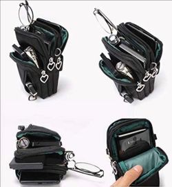 Women Crossbody Cell Phone Purse Wristband Sport Armband Wallet Bag Zipper Nylon Handbags