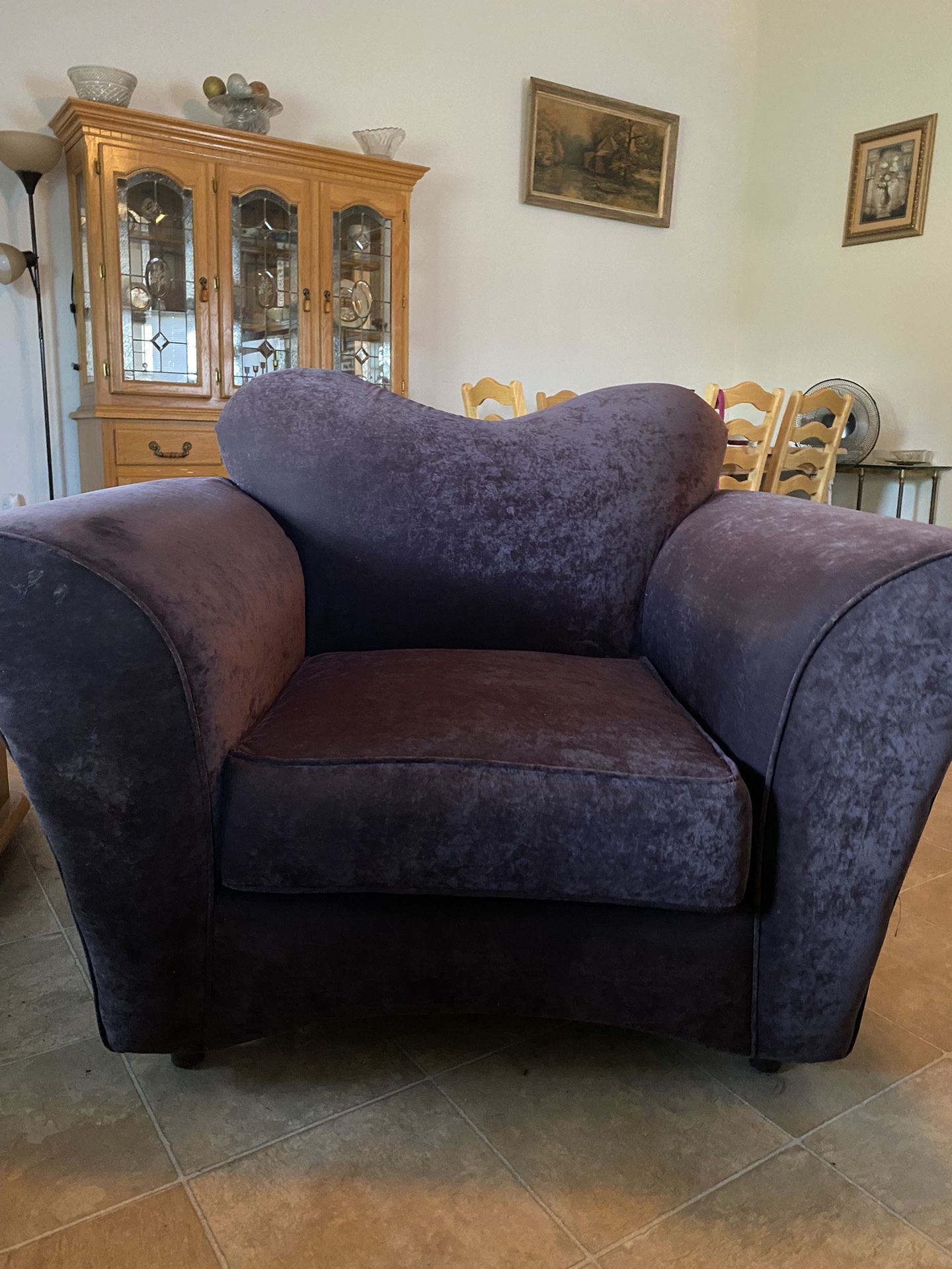 Large Purple Chair