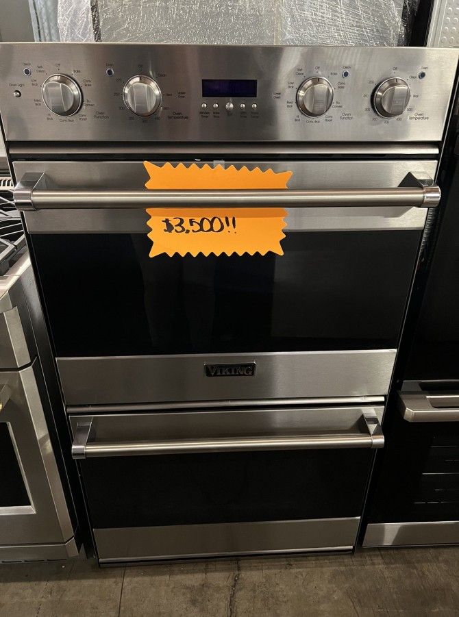 Viking Stainless Steel Double Oven