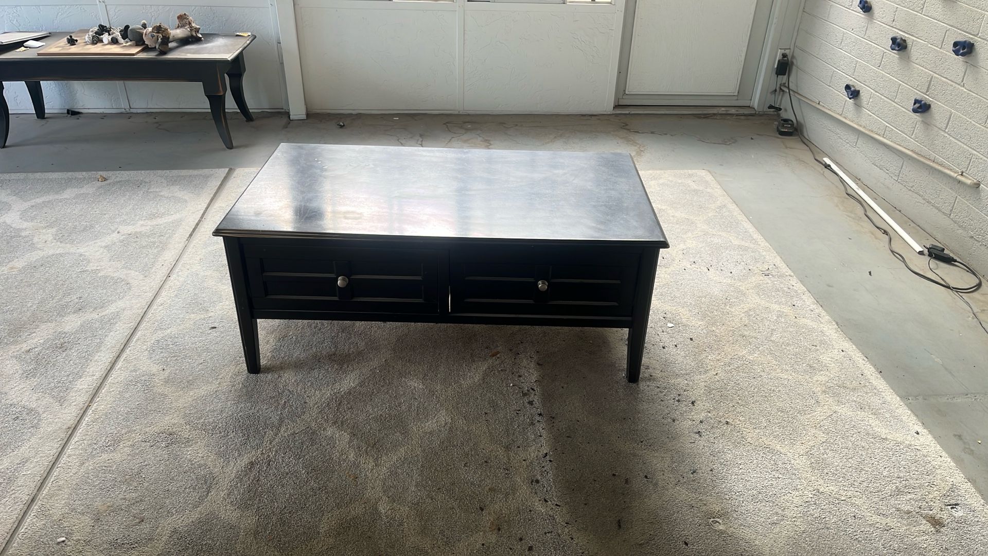 Hardwood Coffee And End Table