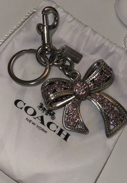Coach Silver Bow Charm