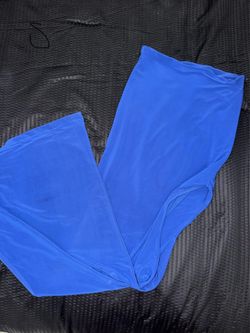 Long blue skirt size S