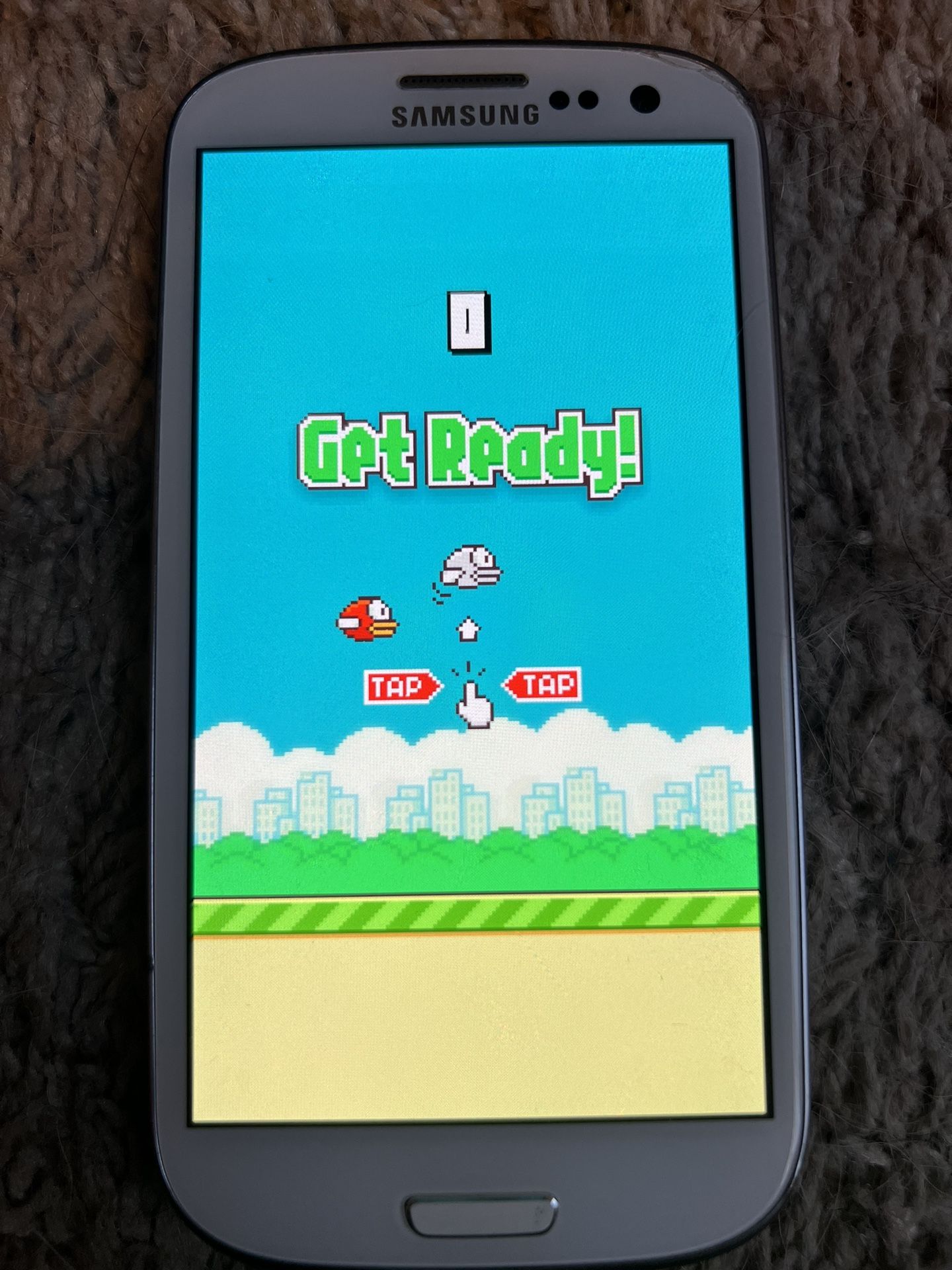 Samsung Galaxy S3 With Flappy Bird (Rare Game)